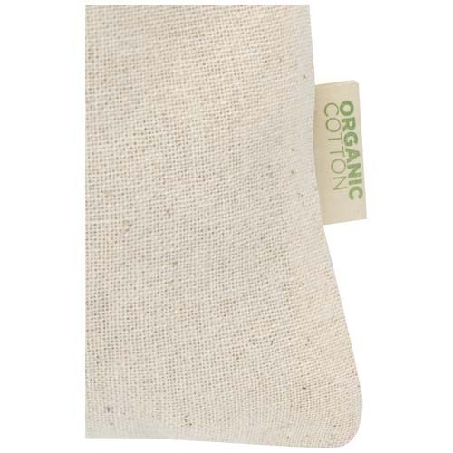 PF120796-1Odisha 140 g_m² OCS Bio-Geschenktasche – 15 × 10 cm _ natur