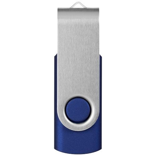 PF123504-3Rotate-Basic 2 GB USB-Stick_ blau_silber_ 2 GB