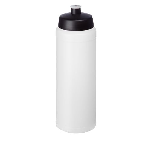 PF210690-16Baseline® Plus 750 ml Flasche mit Sportdeckel_ transparent_schwarz PF210690-16Baseline® Plus 750 ml Flasche mit Sportdeckel_ transparent_schwarz