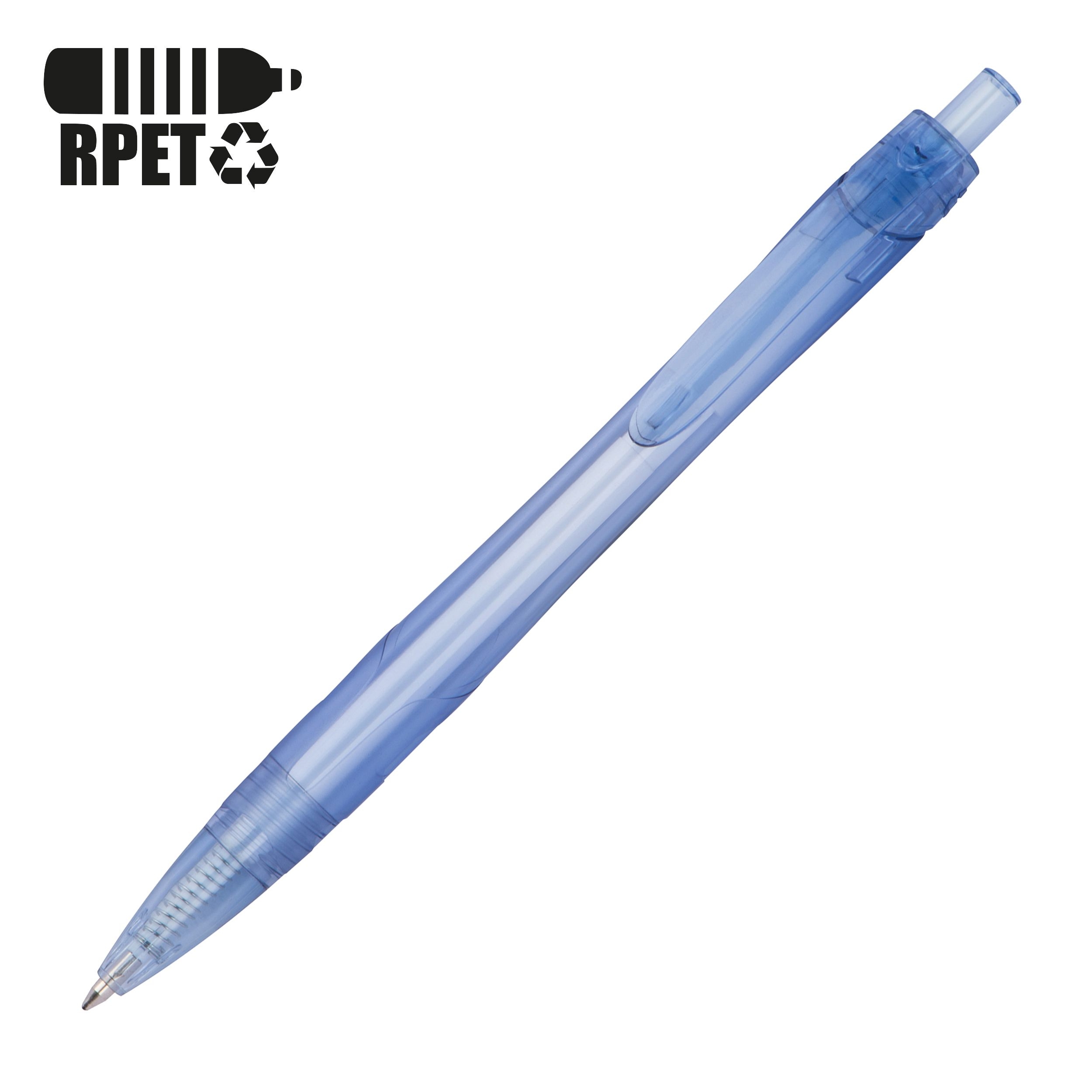 MA12557Transparenter RPET Kugelschreiber