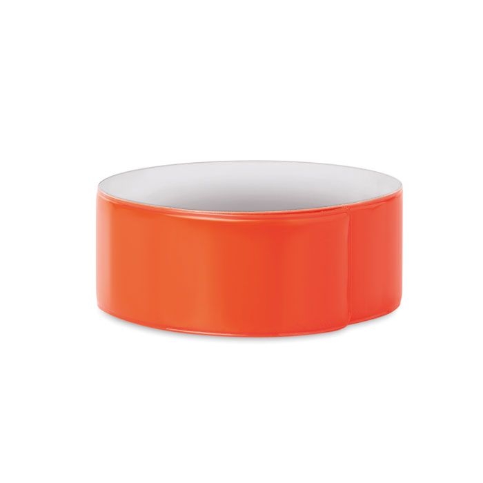 MO8282-10Enrollo Snap-Reflektorband 32x3cm_ orange