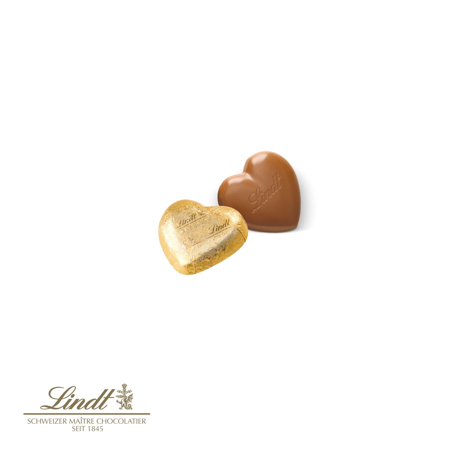 CD91238-01Lindt Herz_ 5 g im Werbebriefchen _Xmas Edition_ Lindt Schokoherzen
