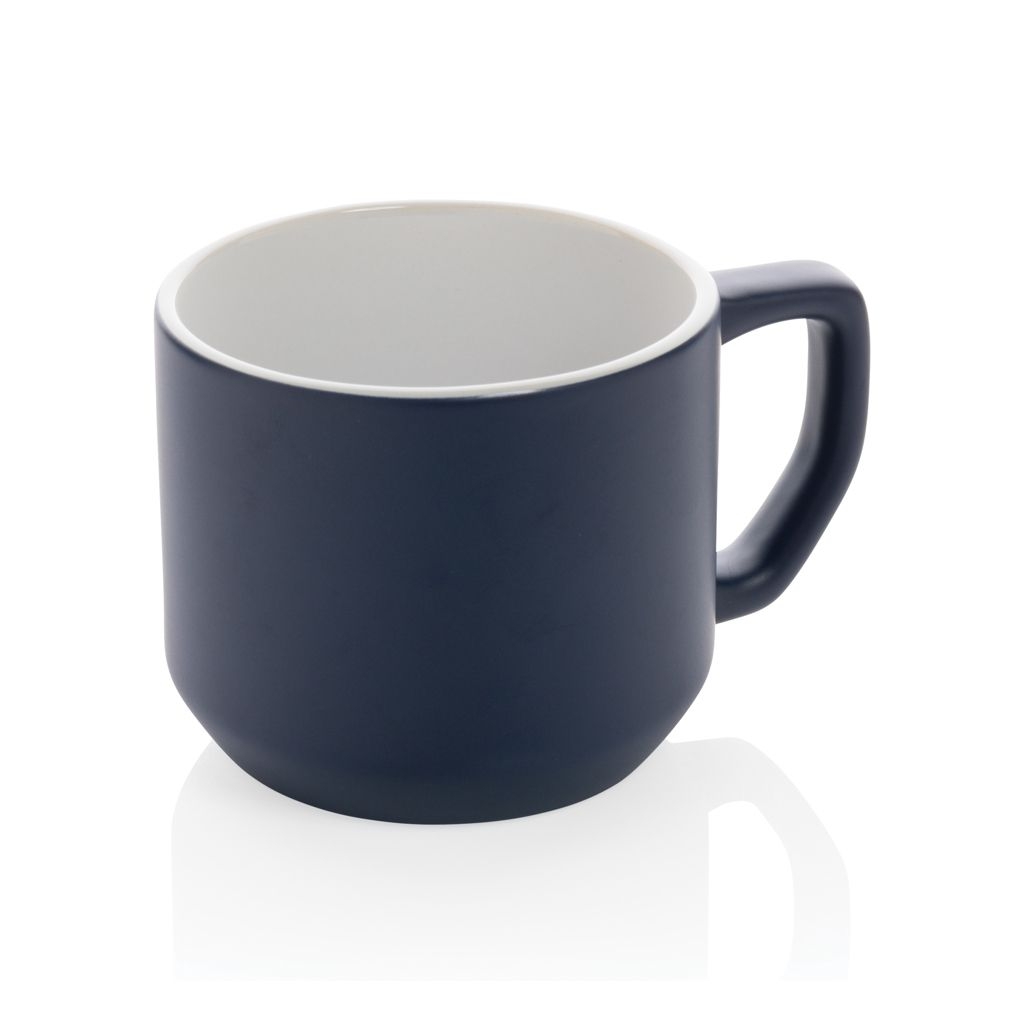 XDP434.04-5Moderne Keramiktasse_ 350ml_ navy blau