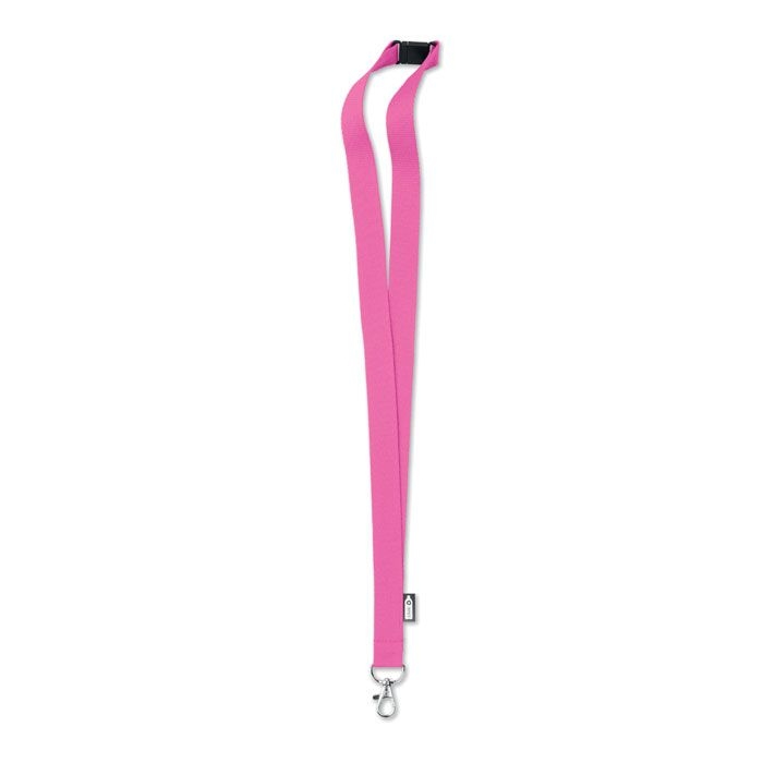 MO6100-38Lany Rpet Lanyard RPET 20mm_ fuchsia