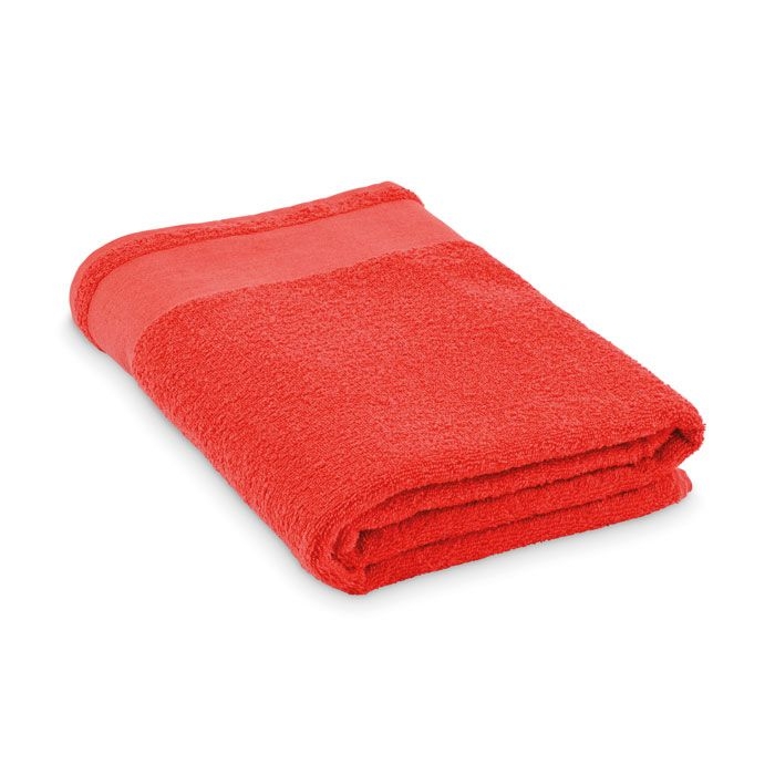 MO2767-05Island 100 Baumwoll-Badetuch 100X150cm_ rot
