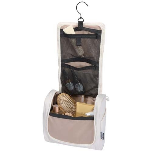 PF130117-1Puffer GRS recycelte aufhaengbare Kulturtasche 8L_ sandstone