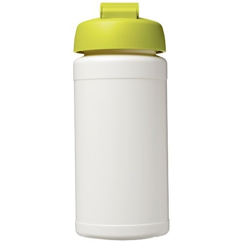 PF210068-5Baseline® Plus 500 ml Sportflasche mit Klappdeckel_ weiss_limone