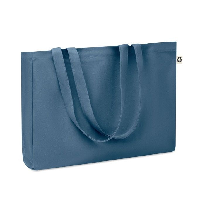 MO6380-04Respect Coloured Recycelte Canvas-Tasche_ Blau