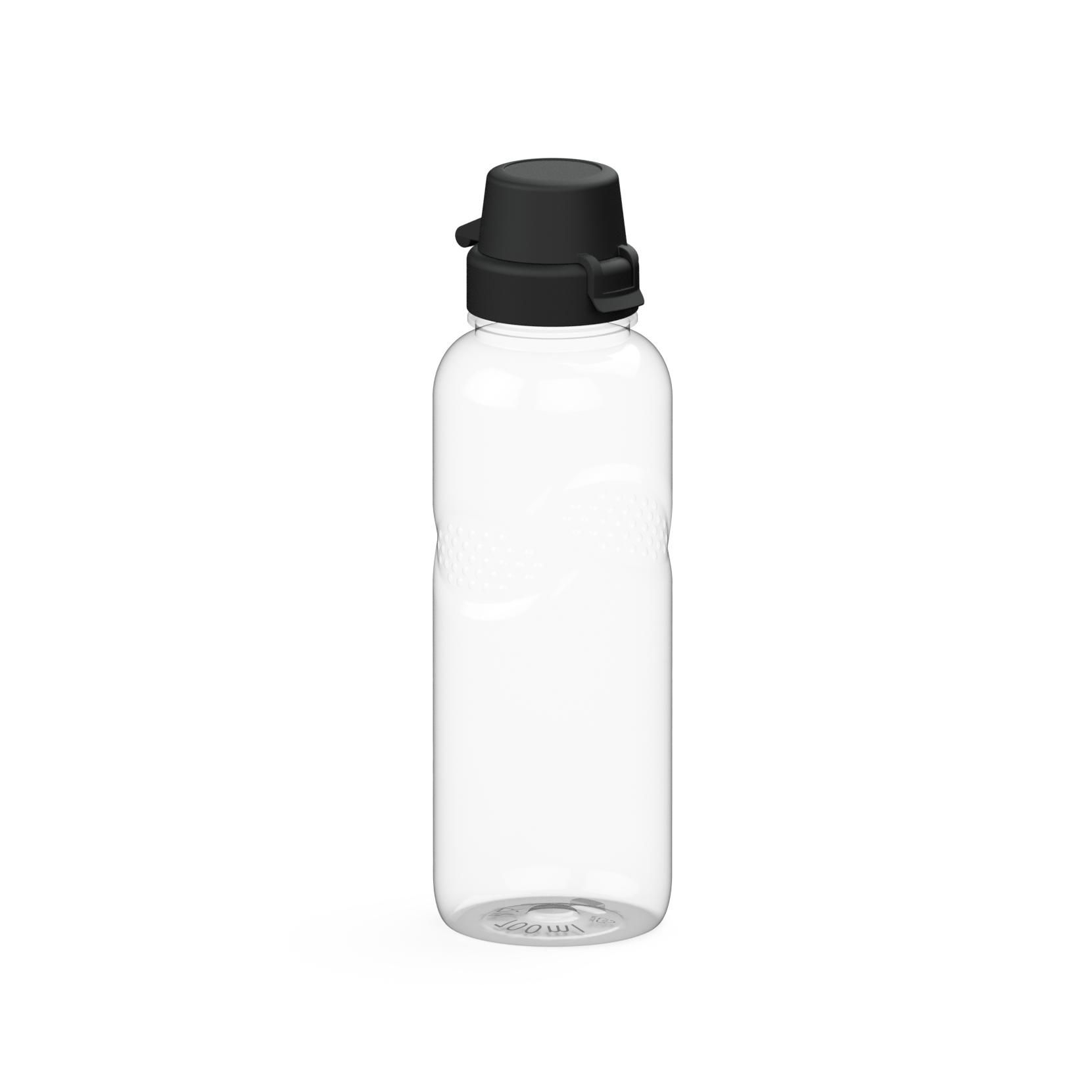EL02230-3Trinkflasche Carve _School_ 700 ml_ RENEW_ transparent_ standard-blau