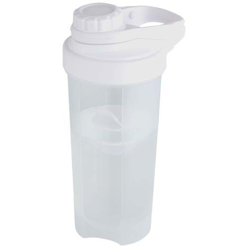 PF100919-1Forza 700 ml Sportflasche mit Shakerball_ transparent klar