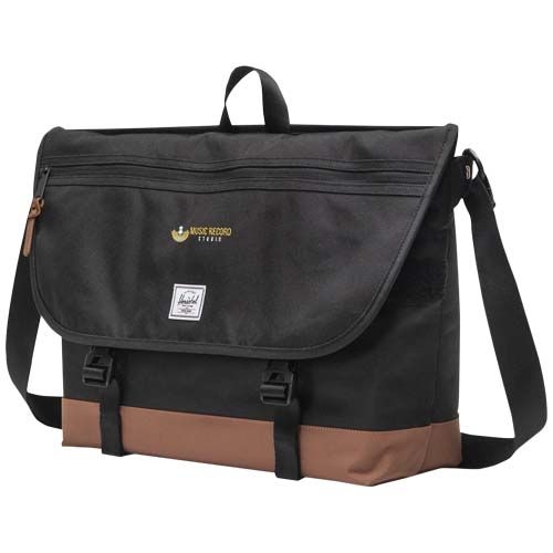 PF120757-1Herschel Cove recycelte Umhaengetasche 22_5 L_ schwarz