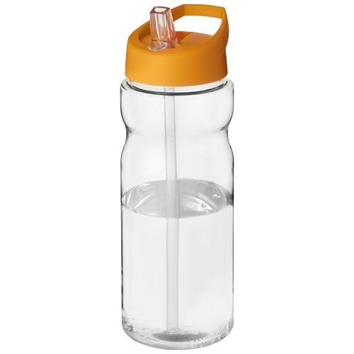 PF210437-12H2O Active® Base Tritan™ 650 ml Sportflasche mit Ausgussdeckel_ transparent klar_orange
