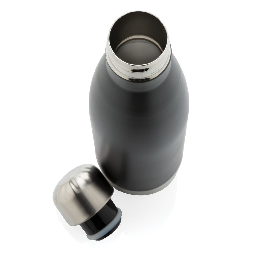 XDP436.49-1Vakuumisolierte Stainless Steel Flasche_ schwarz