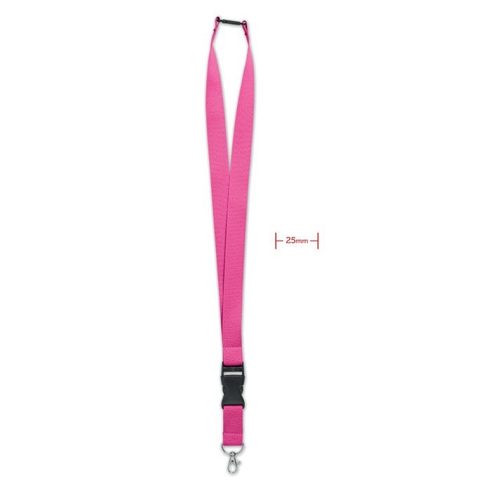 MO9661-38Wide Lany Lanyard mit Metallkarabiner_ fuchsia MO9661-38Wide Lany Lanyard mit Metallkarabiner_ fuchsia