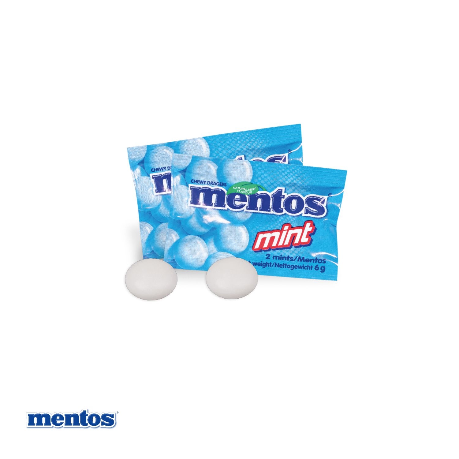 CD91626-01Werbebriefchen _Fresh_ mit Mentos_ Mentos Kaudragees Mint