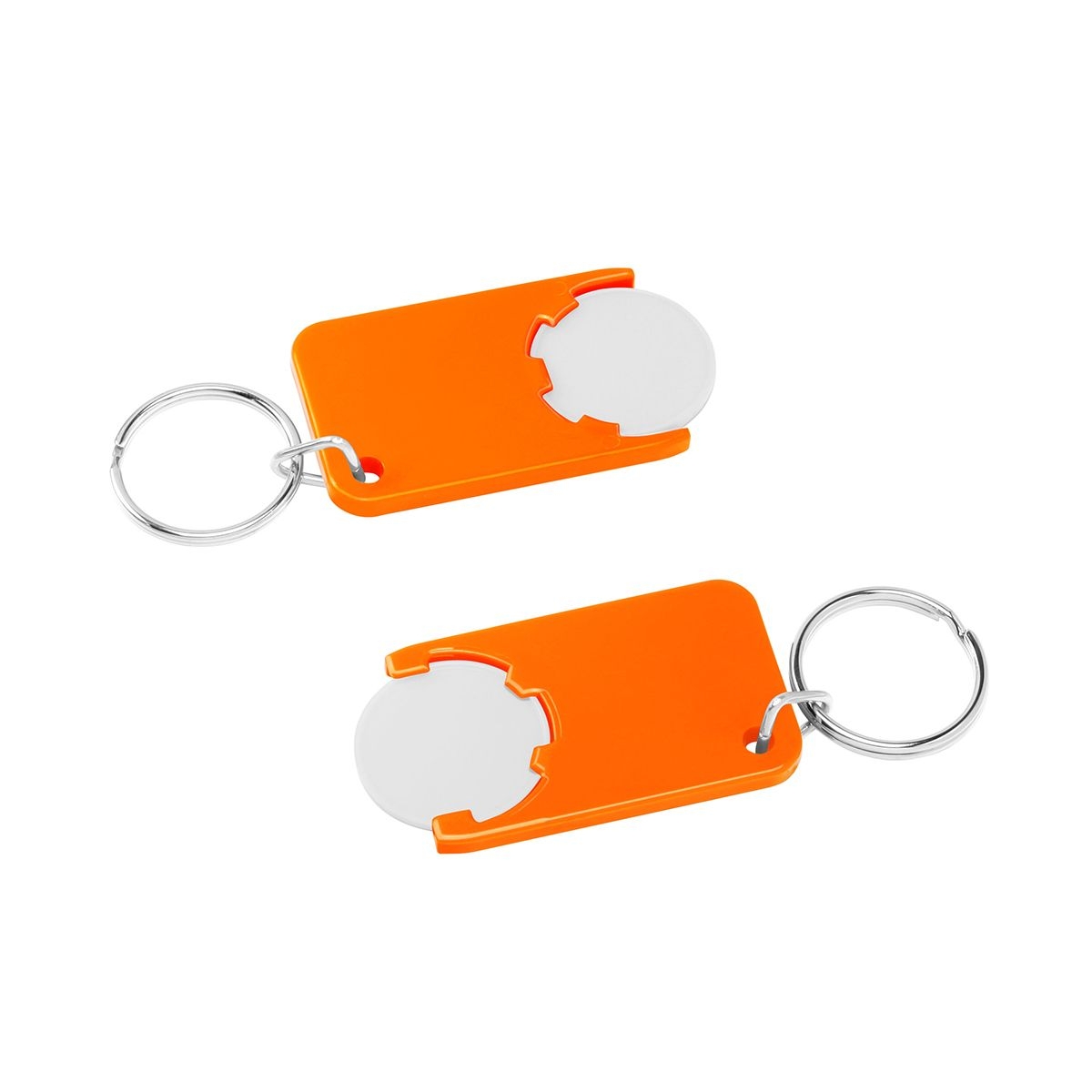 HE7454R-0-5Chiphalter mit 1€-Chip _Beta_ weiss_ orange HE7454R-0-5Chiphalter mit 1€-Chip _Beta_ weiss_ orange