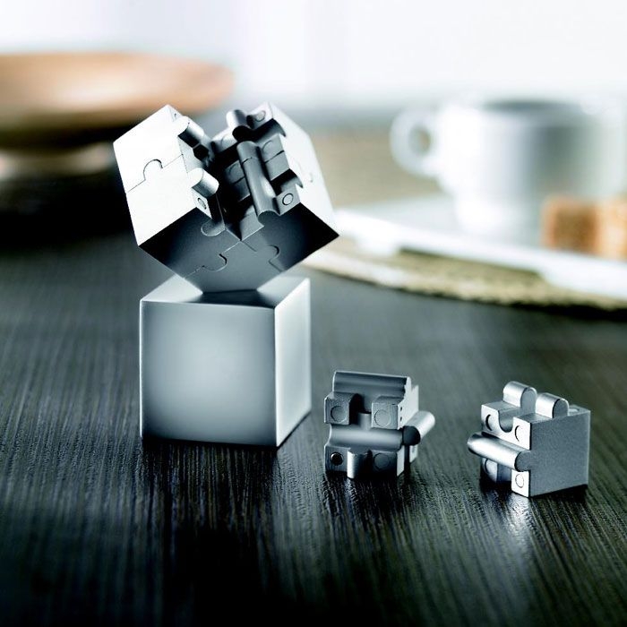 AR1810-16Kubzle 3D-Puzzle_ Mattsilber