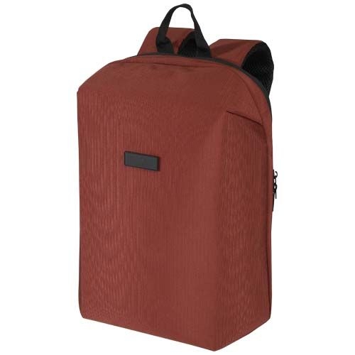 PF130110Luma 15_ GRS Laptop-Rucksack aus recyceltem Material mit Diebstahlschutz 10L