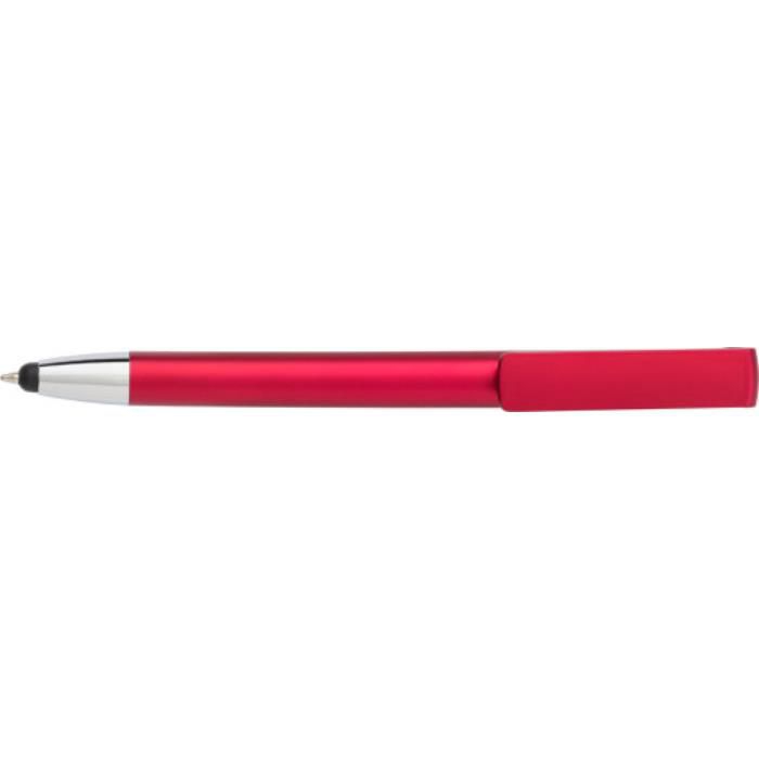 GI7124-08Kugelschreiber aus ABS-Kunststoff Calvin_ Rot