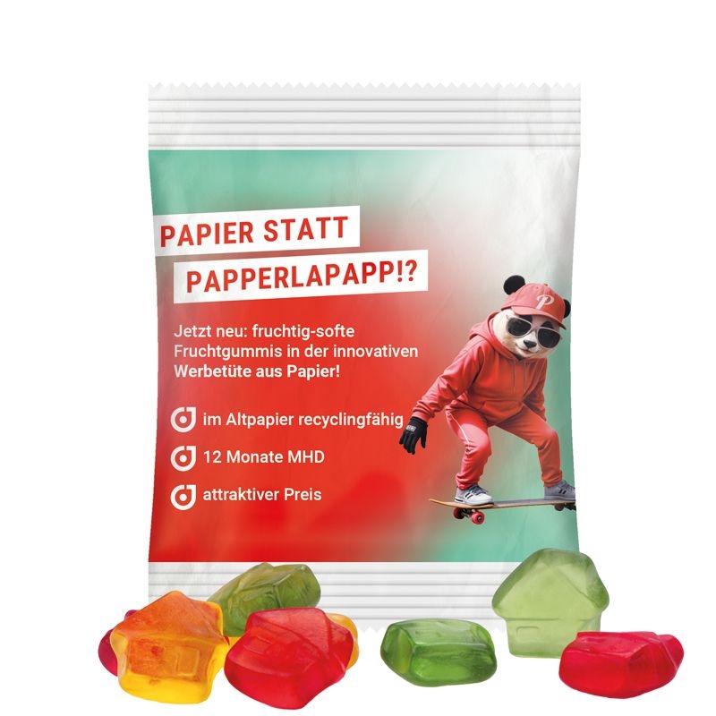 JG18061-8Minituete 10 g Trolli Fruchtgummi Standardformen_ Haus_ weiss