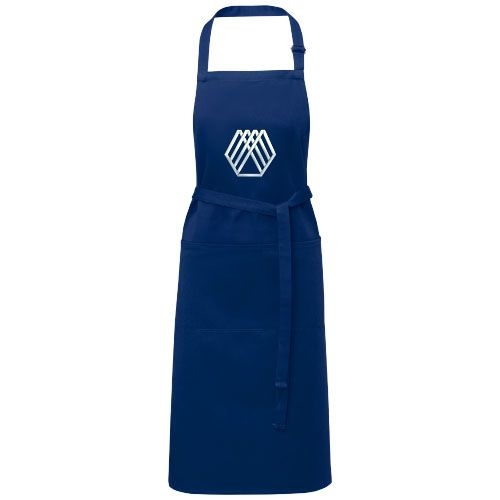 PF113334-3Andrea 240 g_m² Schuerze mit verstellbarem Nackenband_ navy
