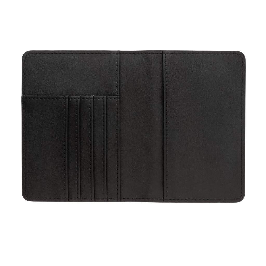 XDP820.73-1Swiss Peak Reise-Geschenkset aus GRS recyceltem PU_ schwarz