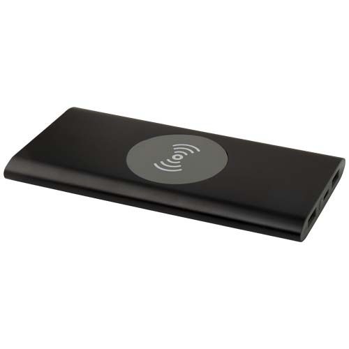 PF124385-4Juice 8000 mAh Typ-C kabellose Powerbank aus recyceltem Aluminium_ schwarz