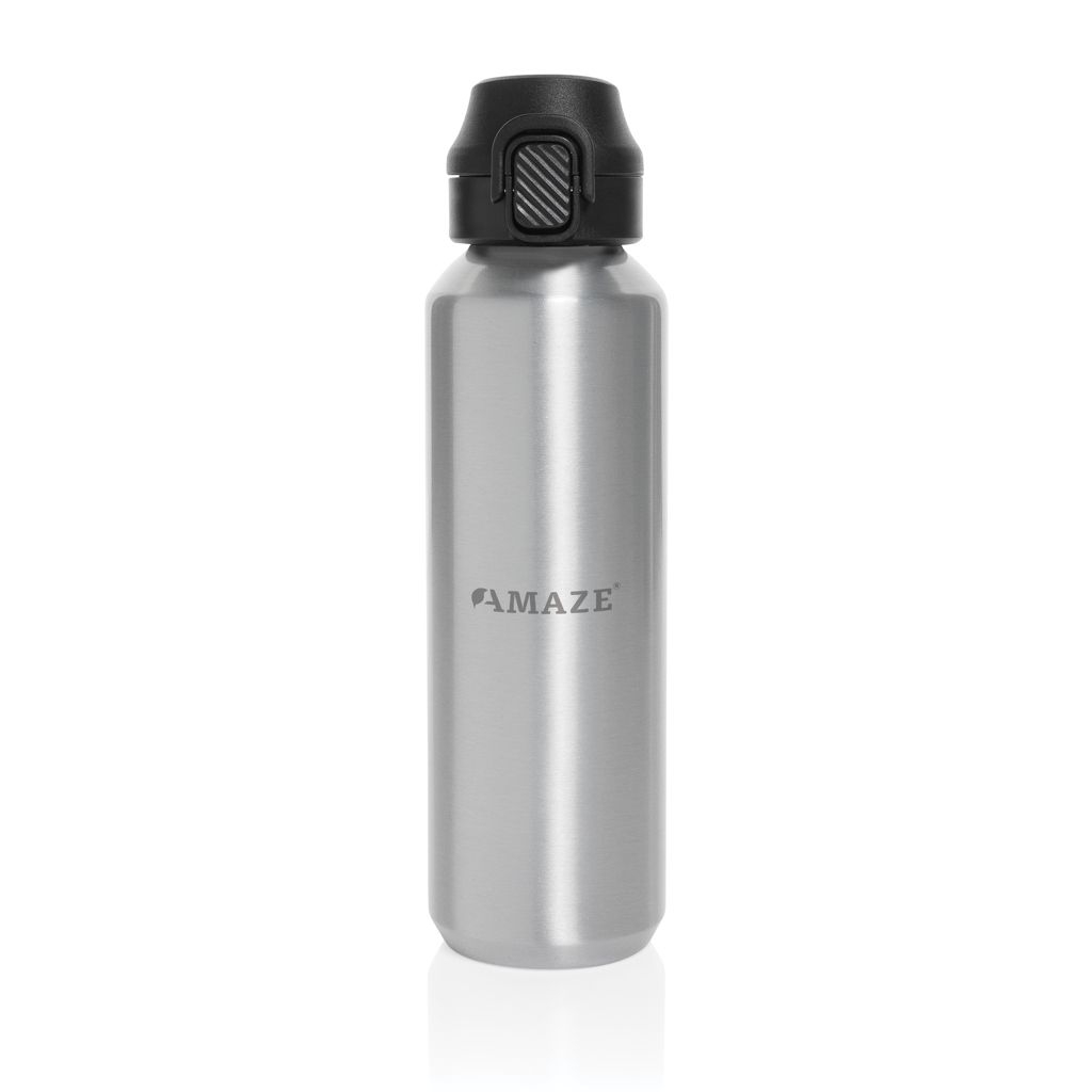 XDP437.50-02Via RCS Re-Steel Sportflasche mit Verschluss_ 600ml_ silber