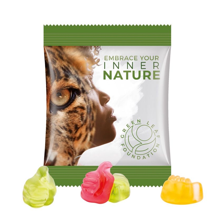 JG10061-13Minituete 10g_ Fruchtgummi Standardformen_ Like-Daumen_ weisse Folie