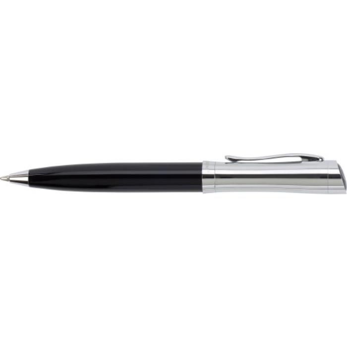 GI3865-50Charles Dickens Kugelschreiber aus Metall Sasha_ Schwarz_Silber