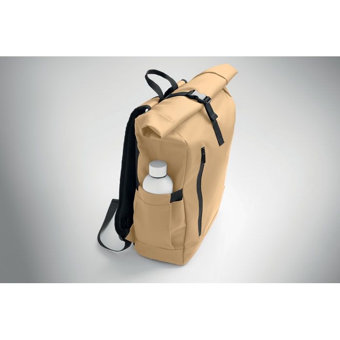 MO2643-39Bangkok Roll Rolltop-Rucksack 600D RPET_ khaki