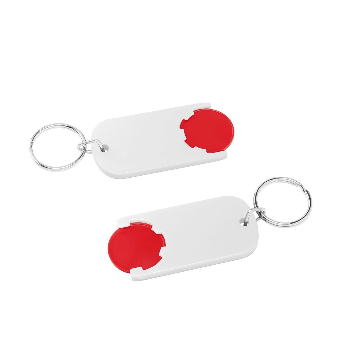 HE7439R-1-0Chiphalter mit 1€-Chip _Alpha_ rot_ weiss HE7439R-1-0Chiphalter mit 1€-Chip _Alpha_ rot_ weiss