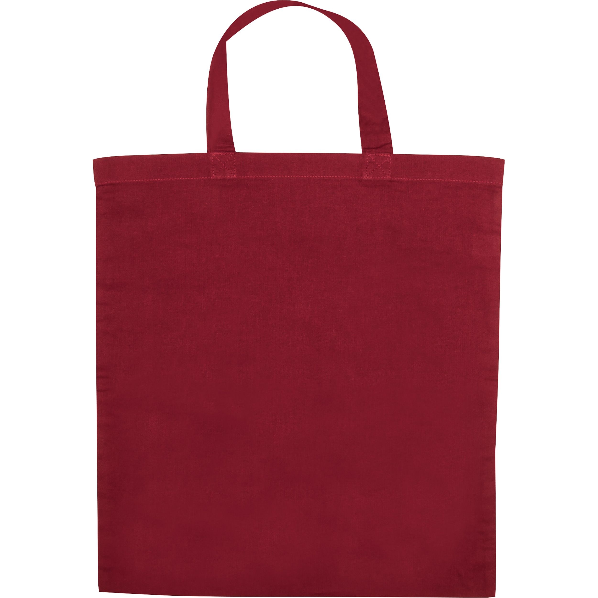 MA60680-02Baumwolltasche mit kurzen Henkeln _ burgund