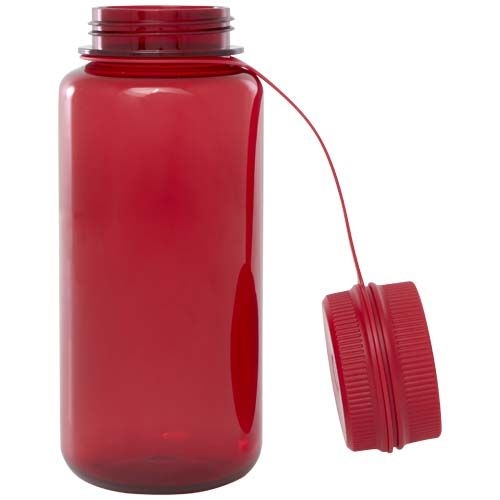 PF100837-2Ryder 900 ml RCS-zertifizierte RPET-Sportflasche mit Multifunktionsdeckel _ rot