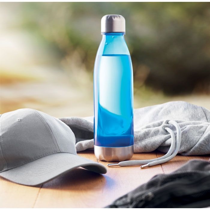 MO9225-23Aspen Trinkflasche Tritan 600 ml_ Transparent Blau