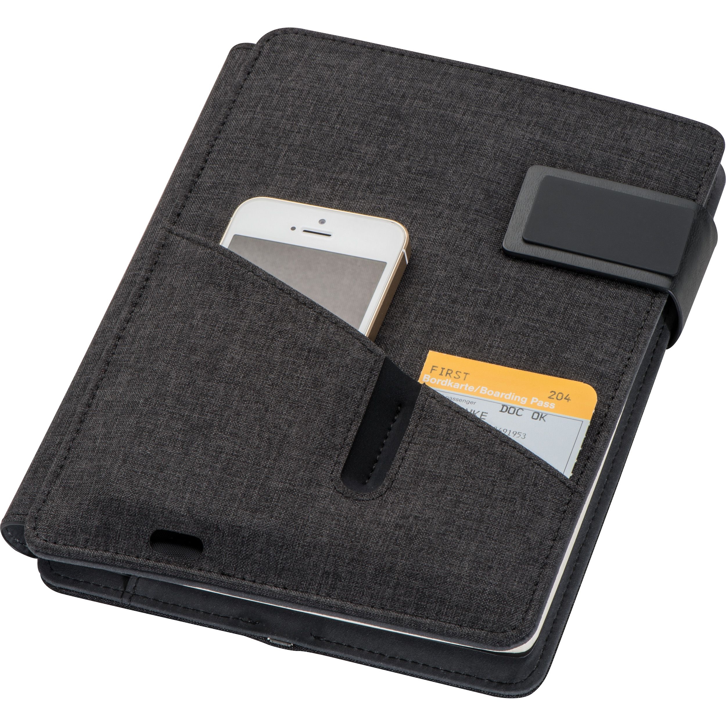 MA20486-03A5 Mappe mit integrierter Powerbank 4.000 mAh_ schwarz