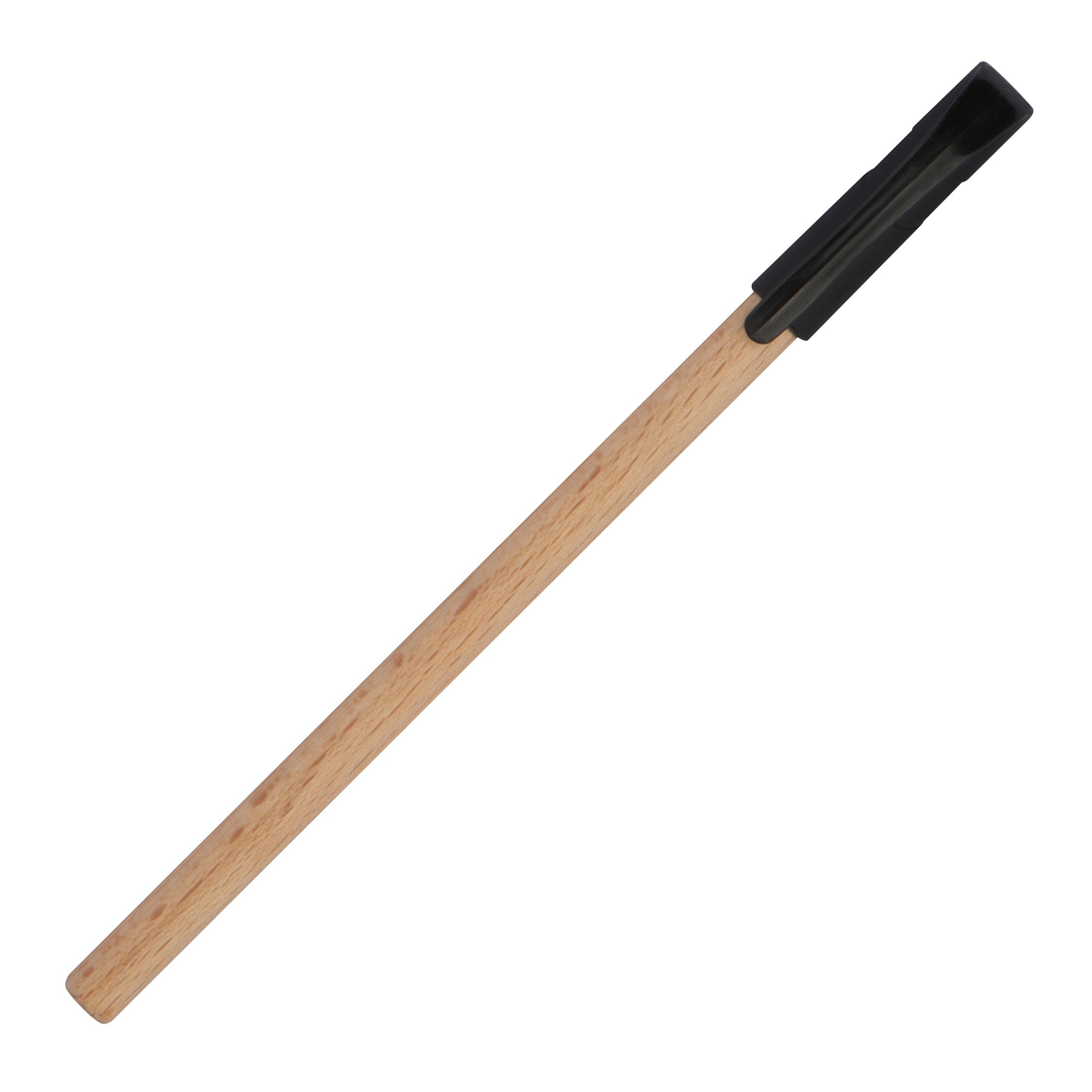 MA11291-01Holzkugelschreiber mit schwarzer Kunststoffkappe_ braun