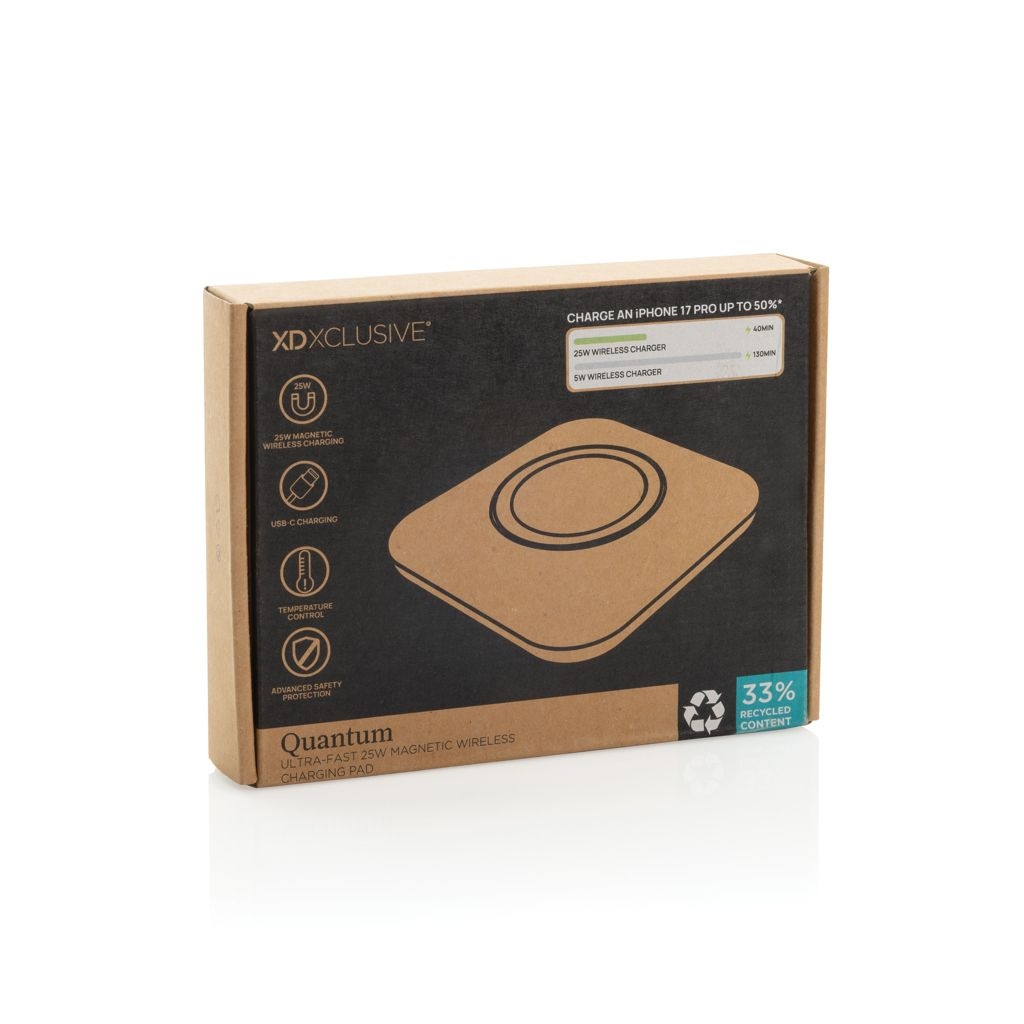 XDP309.12-02Quantum Ultra-Fast 25W magnetisches Wireless-Charging-Pad_ grau