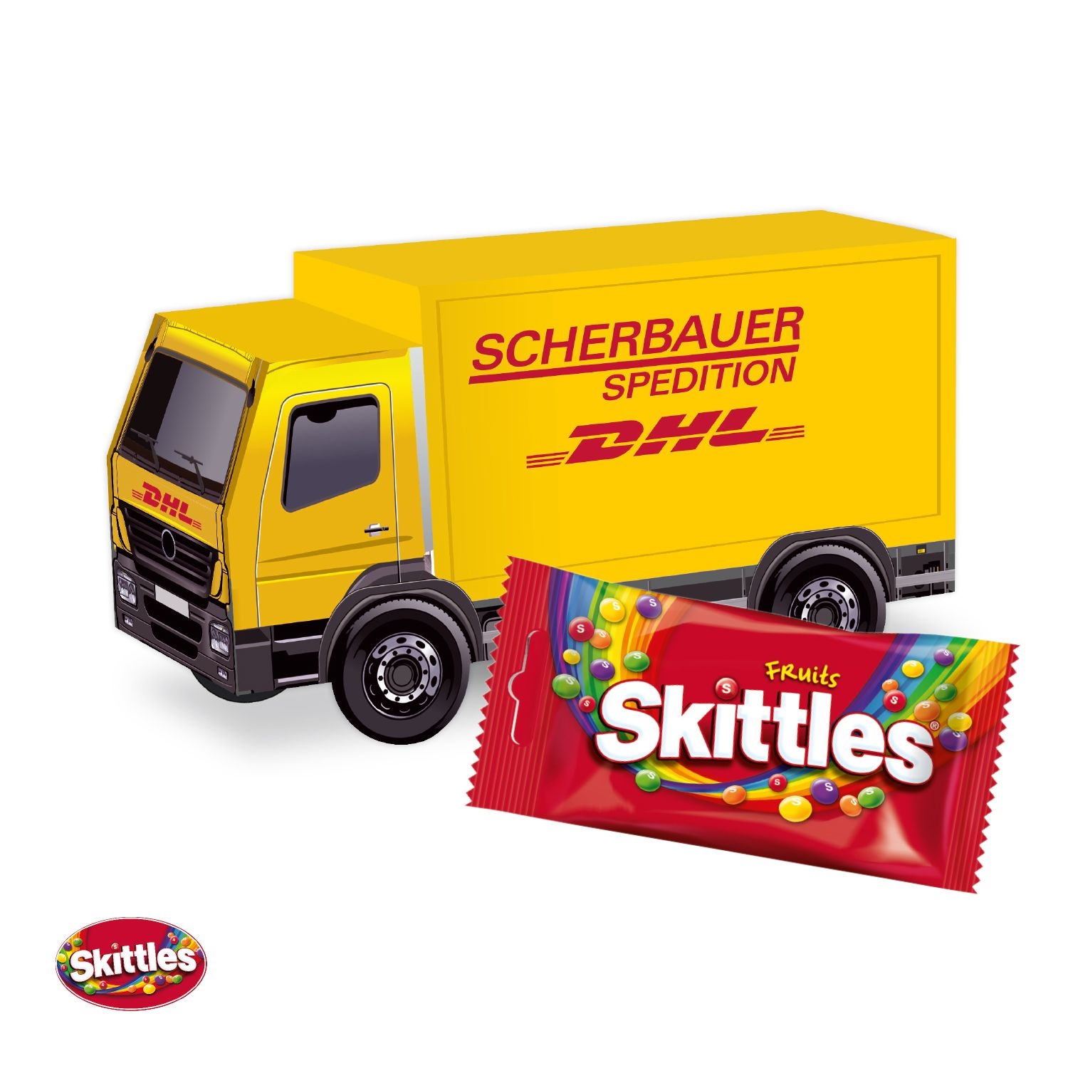CD91677-023D Praesent _LKW_ mit Skittles®_ Skittles Crazy Sours