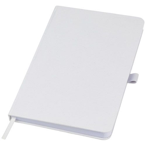 PF107812-1Fabianna Hardcover Notizbuch aus Crush-Papier_ weiss