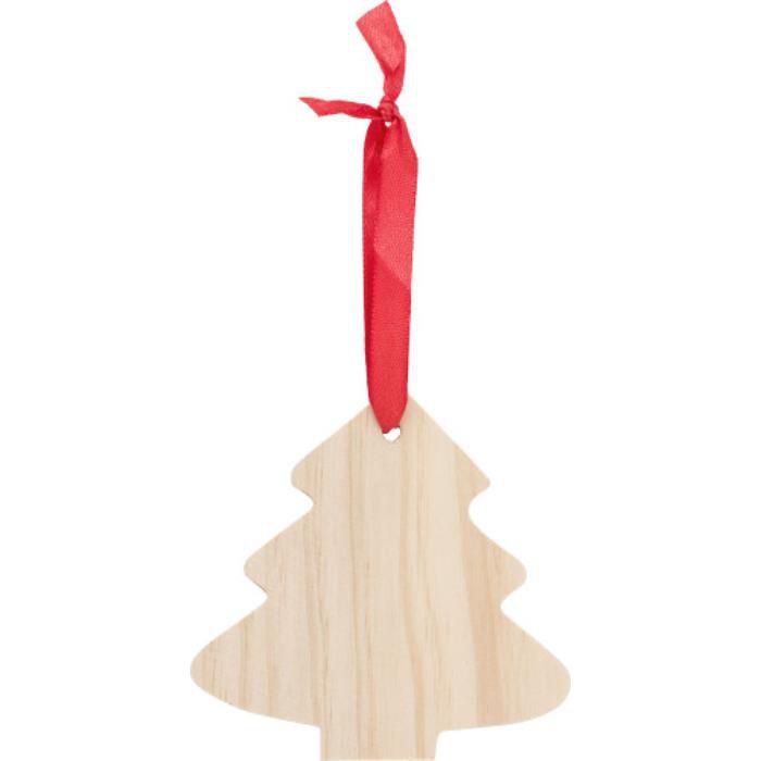 GI9049Weihnachtsbaumanhaenger aus Holz Imani