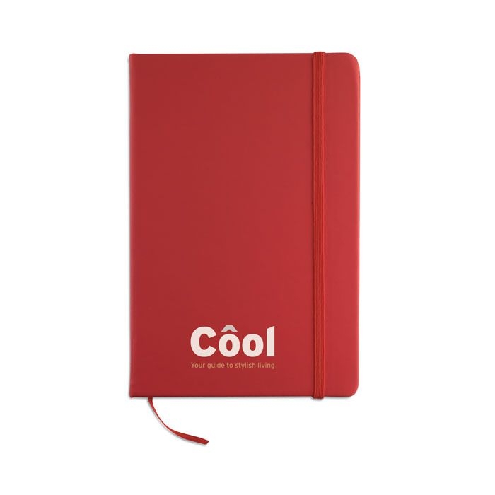 MO1804-05Arconot DIN A5 Notizbuch_ liniert_ Rot