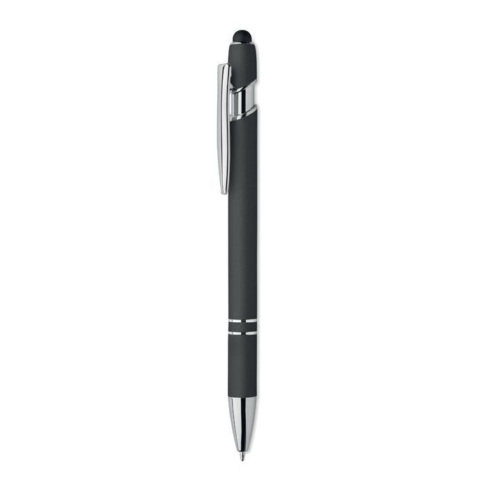 MO2798-03Siparo Druckkugelschreiber mit Stylus_ schwarz