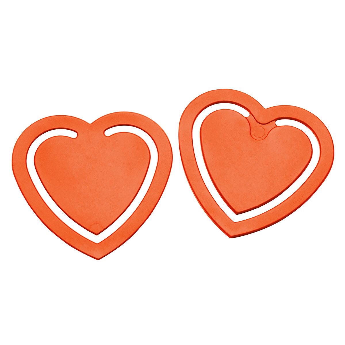 HE7102-5Zettelklammer _Herz_ orange HE7102-5Zettelklammer _Herz_ orange
