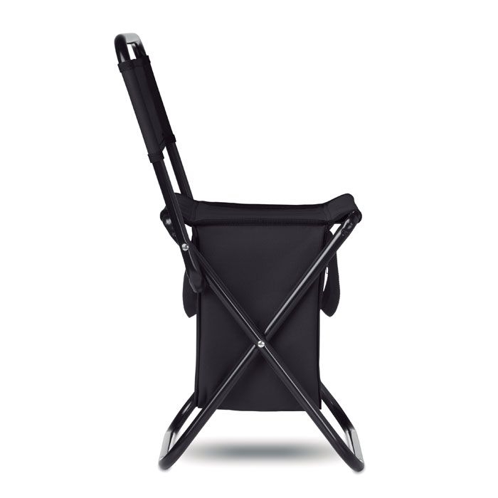 MO6112-03Sit _ Drink Klappstuhl mit Kuehltasche_ Schwarz