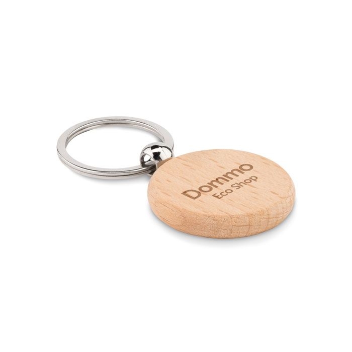 MO9773-40Toty Wood Schluesselring Holz_ rund_ Holz