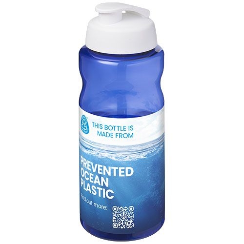 PF210178-7H2O Active® Eco Big Base 1L Sportflasche mit Klappdeckel _ blau_weiss