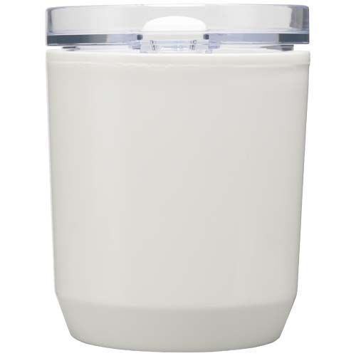 PF100852-1Hudson 180 ml doppelwandiger Becher aus recyceltem Kunststoff _ weiss