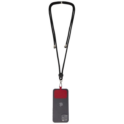 PF124263-2Kubi Smartphone Lanyard_ rot