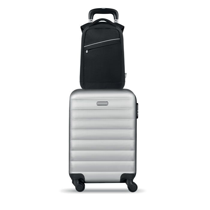 MO6157-03Munich Rucksack 600D RPET_ Schwarz